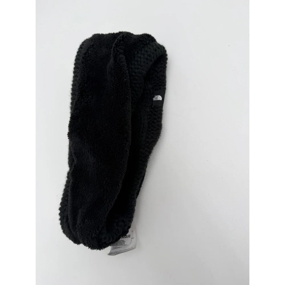 The North Face Headband Women's Black Winter Cable Knit Faux Fur‎ Lined Earband